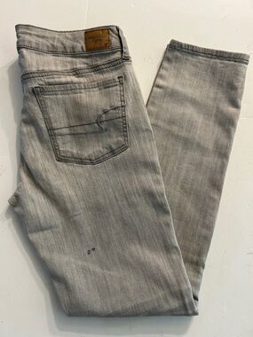 American Eagle Outfitters Jeggings light Gray Jeans size 12 regular